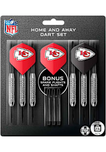 Kansas City Chiefs Fan's Choice Dart Set Dart Board Cabinet