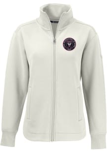 Cutter and Buck Inter Miami CF Womens White Roam Light Weight Jacket