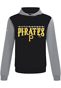 Levelwear Pittsburgh Pirates Mens Black Ultimate Snowflakes Long Sleeve Hoodie