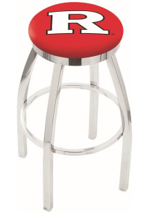 Rutgers Scarlet Knights Chrome Pub Stool