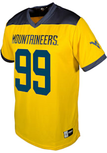 Hammond Russell IV  Genuine Collective West Virginia Mountaineers Gold Football NIL Football Jerse..