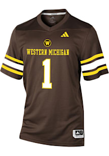 Mens Western Michigan Broncos Brown Adidas Replica Football Jersey