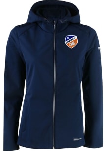 Cutter and Buck FC Cincinnati Womens Navy Blue Evoke Light Weight Jacket