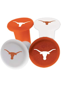 Texas Longhorns 4 Pack Silicone Drinkware Accessories