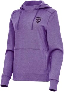 Antigua Louisville City FC Womens Purple Justice Hooded Sweatshirt