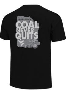 West Virginia Mountaineers Youth Black Miner Shadow Short Sleeve T-Shirt