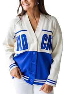 Gameday Social Kentucky Wildcats Womens Blue Carley Long Sleeve Cardigan