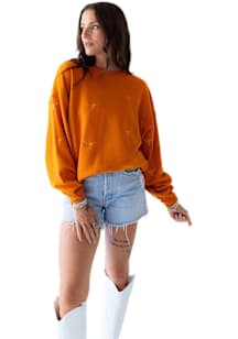Gameday Social Texas Longhorns Womens Burnt Orange Ritter Repeat Crew Sweatshirt