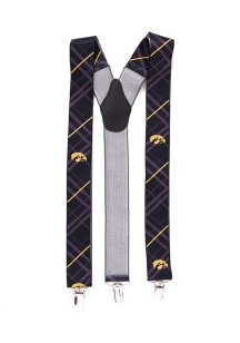Suspenders Iowa Hawkeyes Mens Tie - Black
