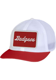 Wisconsin Badgers Under Armour Sideline Mesh Mens Snapback - Red
