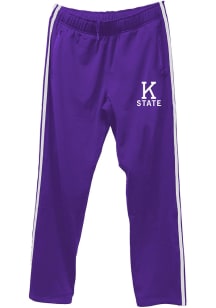 Mens K-State Wildcats Purple Wes and Willy Vault Tricot Track Pants