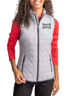 Cutter and Buck Big 12 Womens Ash Rainier PrimaLoft Vest