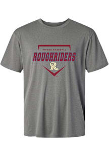 Summit Sportswear Frisco Rough Riders Graphite Homeplate Short Sleeve T Shirt