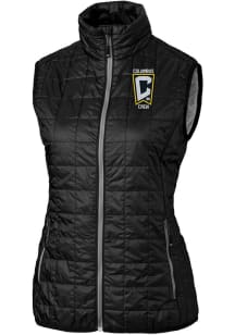 Cutter and Buck Columbus Crew Womens Black Rainier PrimaLoft Vest