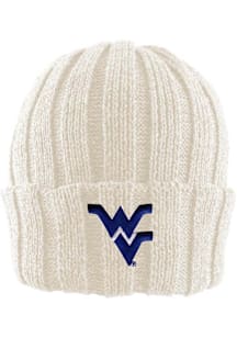 LogoFit West Virginia Mountaineers Ivory Watchman Womens Knit Hat