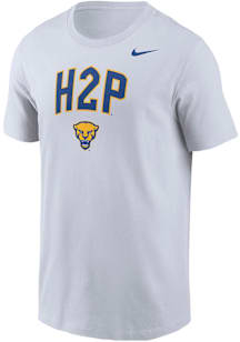Nike Pitt Panthers White Arch H2P Short Sleeve T Shirt
