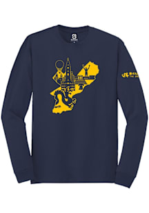 Summit Sportswear Drexel Dragons Navy Blue Welcome Week Long Sleeve T Shirt