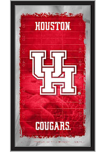 Houston Cougars Football Hanging Back Bar Mirror
