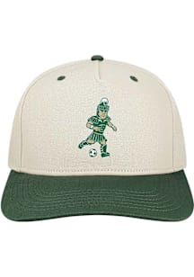 Michigan State Spartans Heritage Sparty Soccer Adjustable Hat - Natural