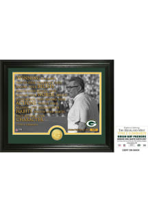 Green Bay Packers Vince Lombardi Bronze Coin 13x16 Picture Frame