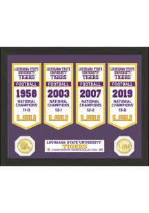 LSU Tigers 2019 National Champions Banner Plaque
