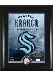 Seattle Kraken Inaugural Season Silver Coin Mint Plaque