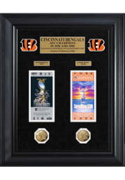 Cincinnati Bengals Super Bowl Ticket Collection Plaque