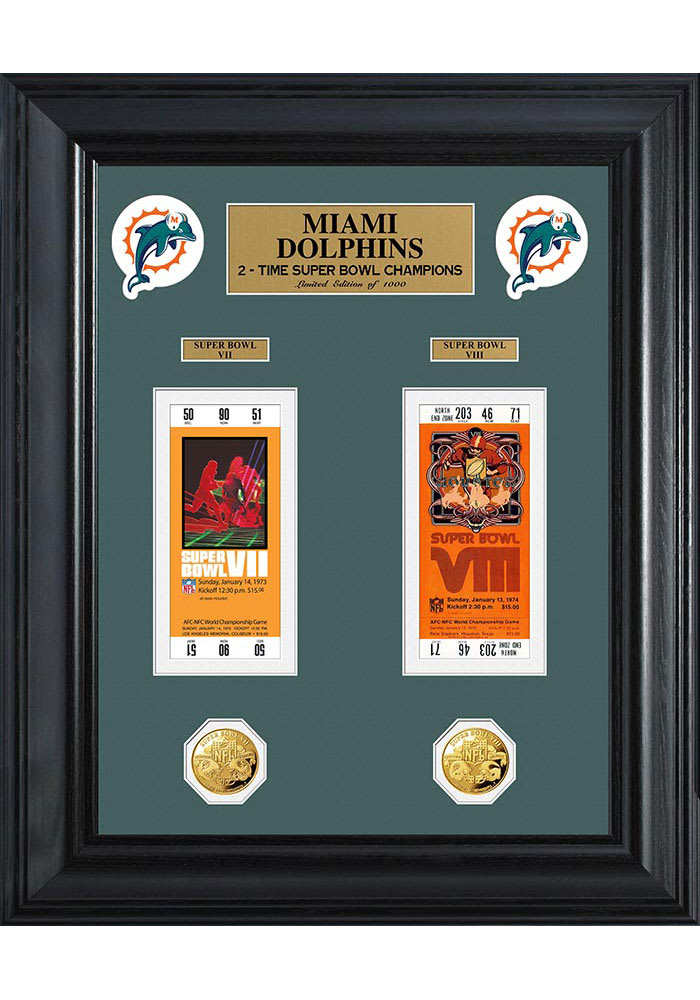 Miami Dolphins Super Bowl Ticket Collection