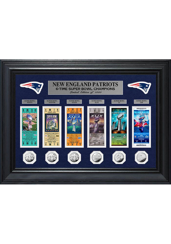 Highland Mint New England Patriots 6-Time Super Bowl Champions