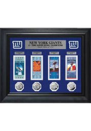 New York Giants Super Bowl Ticket Collection Plaque
