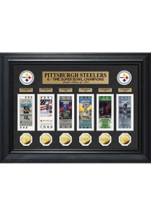 Pittsburgh Steelers Super Bowl Ticket Collection Plaque