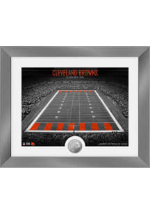 Cleveland Browns Art Deco Stadium Coin Photo Mint Plaque
