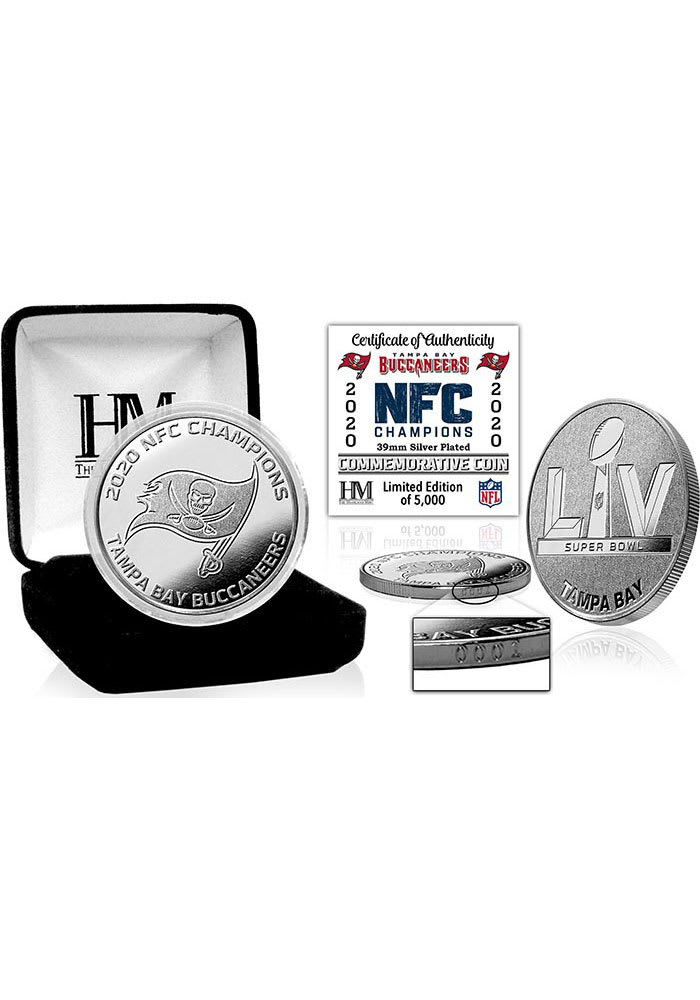 Tampa Bay Buccaneers 2020 NFC Champions Silver Collectible Coin