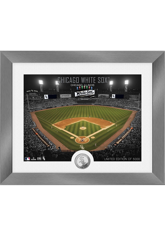 Chicago White Sox Art Deco Stadium Coin Photo Mint Plaque