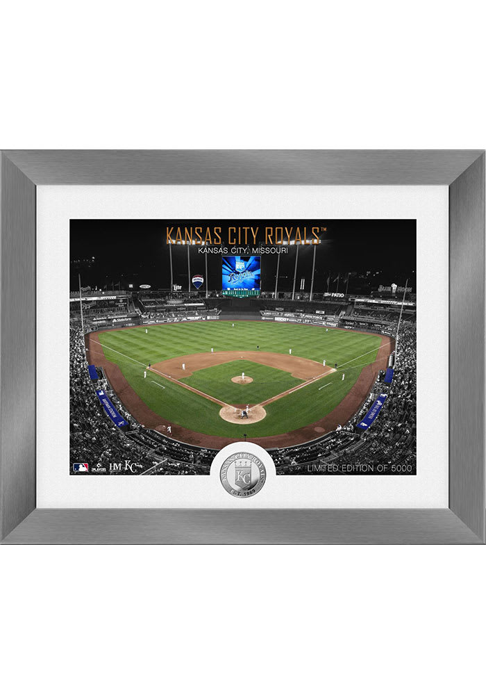 Kansas City Royals Art Deco Stadium Coin Photo Mint Plaque