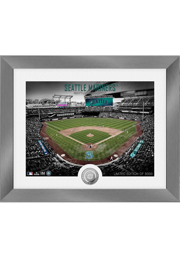 Seattle Mariners Art Deco Silver Coin Plaque