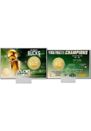 Milwaukee Bucks 2021 NBA Finals Champions Bronze Card Collectible Coin