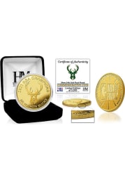 Milwaukee Bucks 2021 NBA Finals Champions Gold Mint Collectible Coin