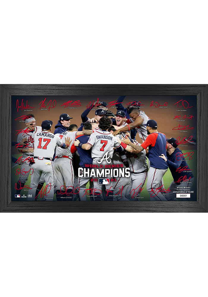 Atlanta Braves 2021 World Series Champions Celebration Picture Frame