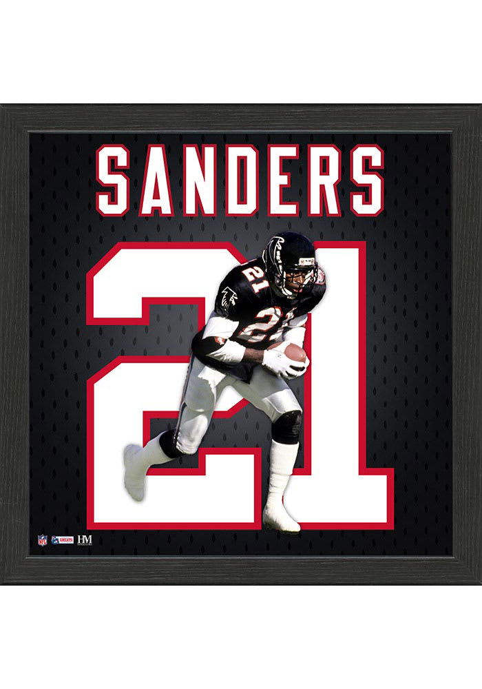 DEION SANDERS Jersey Photo Art ATLANTA FALCONS Football Picture 8x10 11x14  16x20