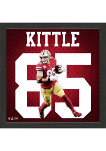 San Francisco 49ers George Kittle Impact Jersey Picture Frame