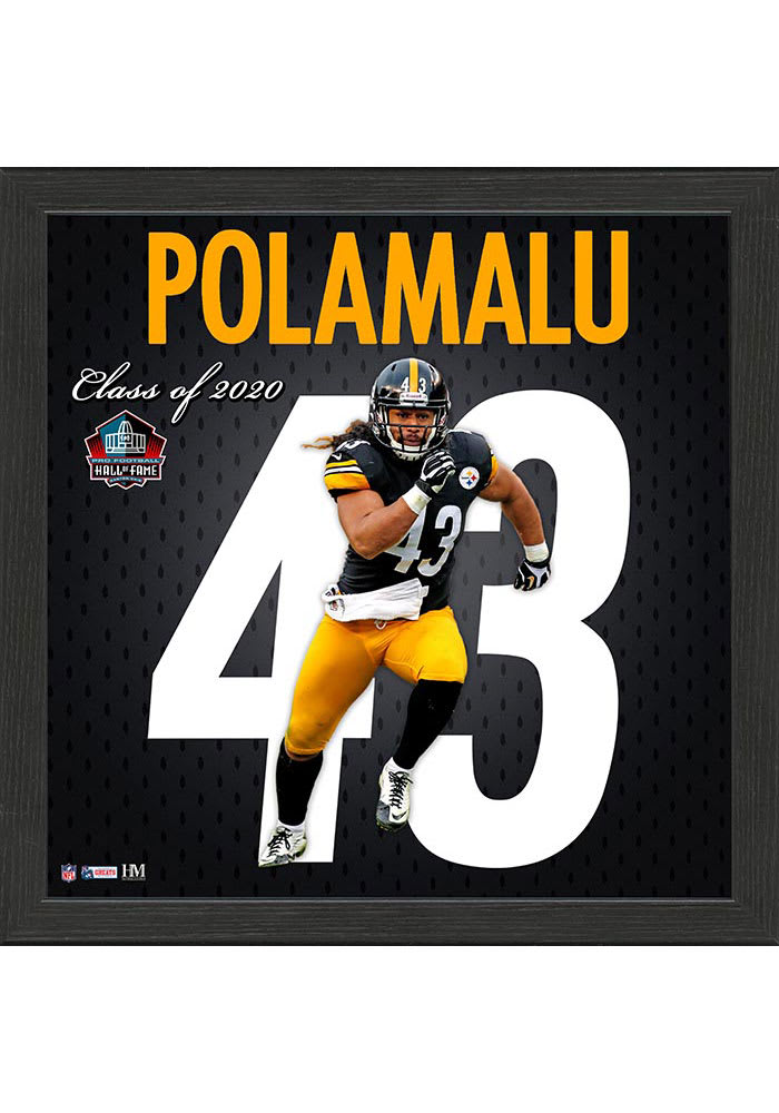 Pittsburgh Steelers Hall of Fame Troy Polamalu Short Sleeve T-Shirt