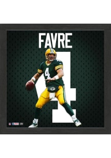 Green Bay Packers Brett Favre Impact Jersey Picture Frame