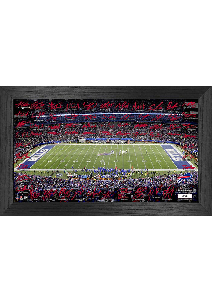 Buffalo Bills 2021 Signature Gridiron Collection Picture Frame