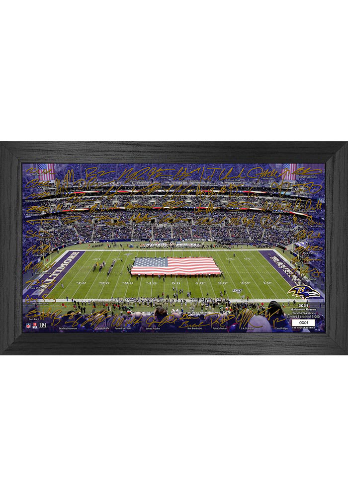 Baltimore Ravens 2021 Signature Gridiron Collection Picture Frame
