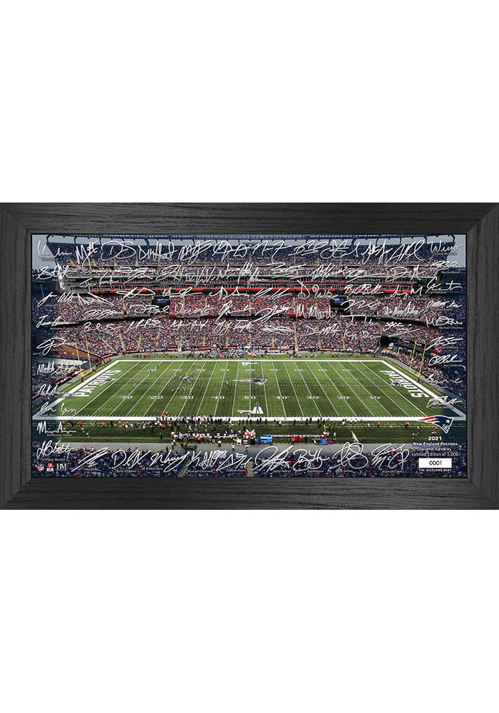 New England Patriots 2021 Signature Gridiron Collection Picture Frame
