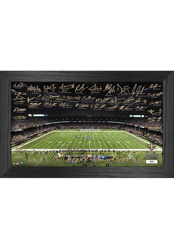 New Orleans Saints 2021 Signature Gridiron Collection Picture Frame