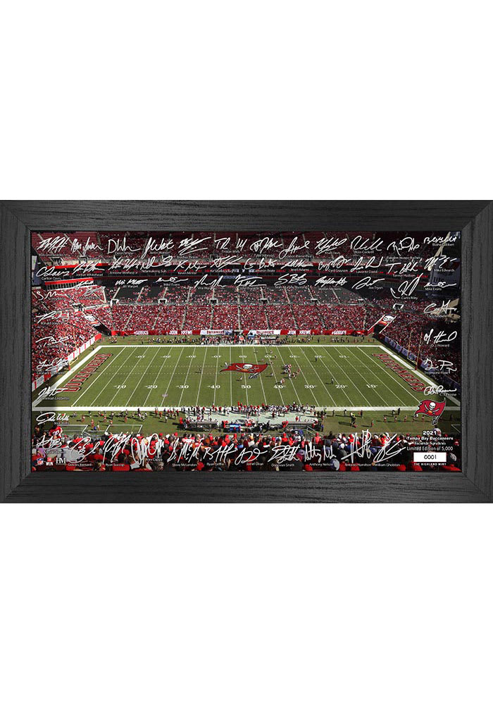Tampa Bay Buccaneers 2021 Signature Gridiron Collection Picture Frame