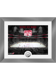 Detroit Red Wings Art Deco Silver Coin Photo Plaque