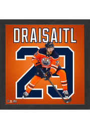 Edmonton Oilers Leon Draisaitl Impact Jersey Picture Frame